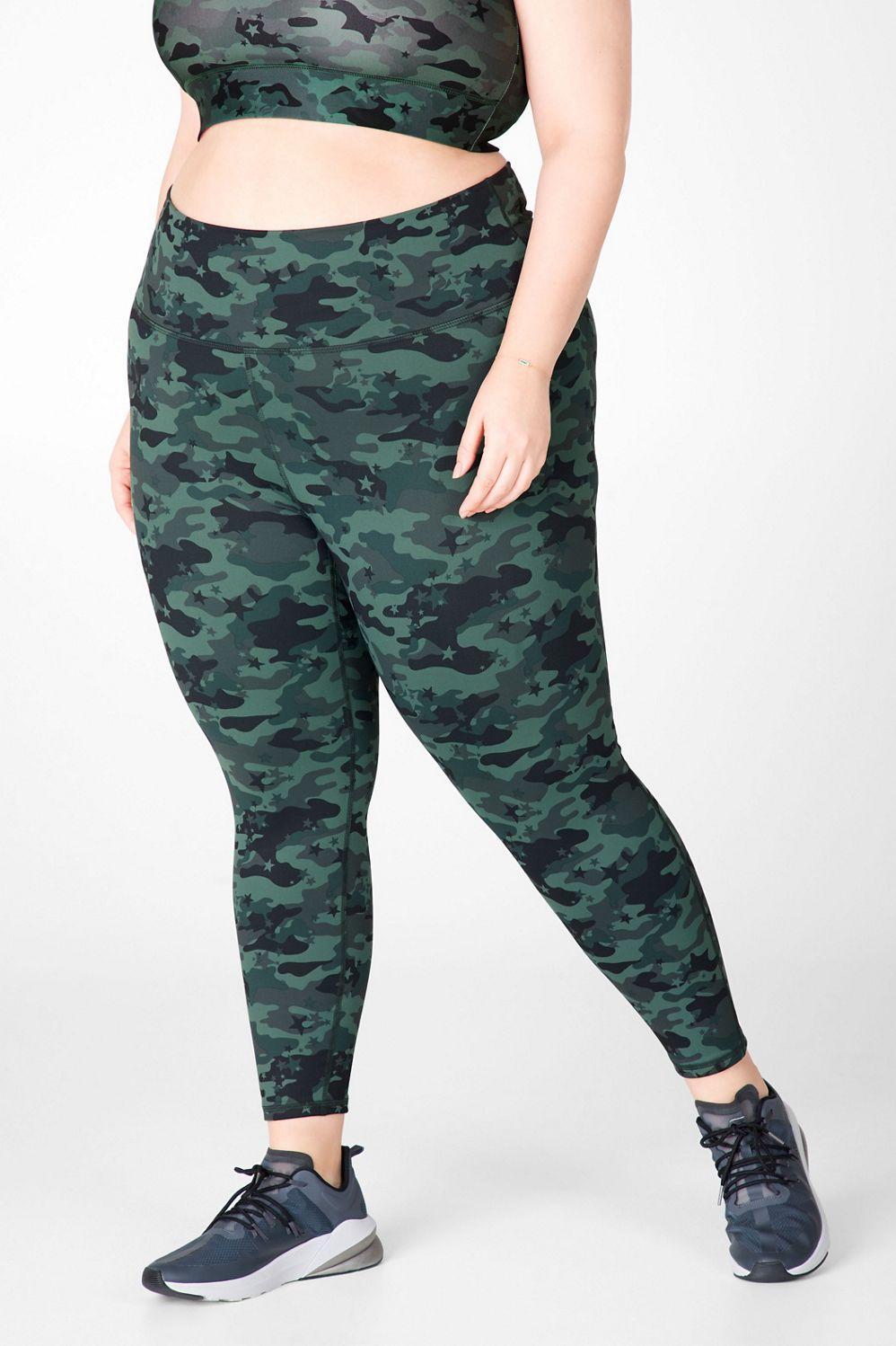 Fabletics Define High-Waisted 7/8 Legging Womens green Size XXS Product Image