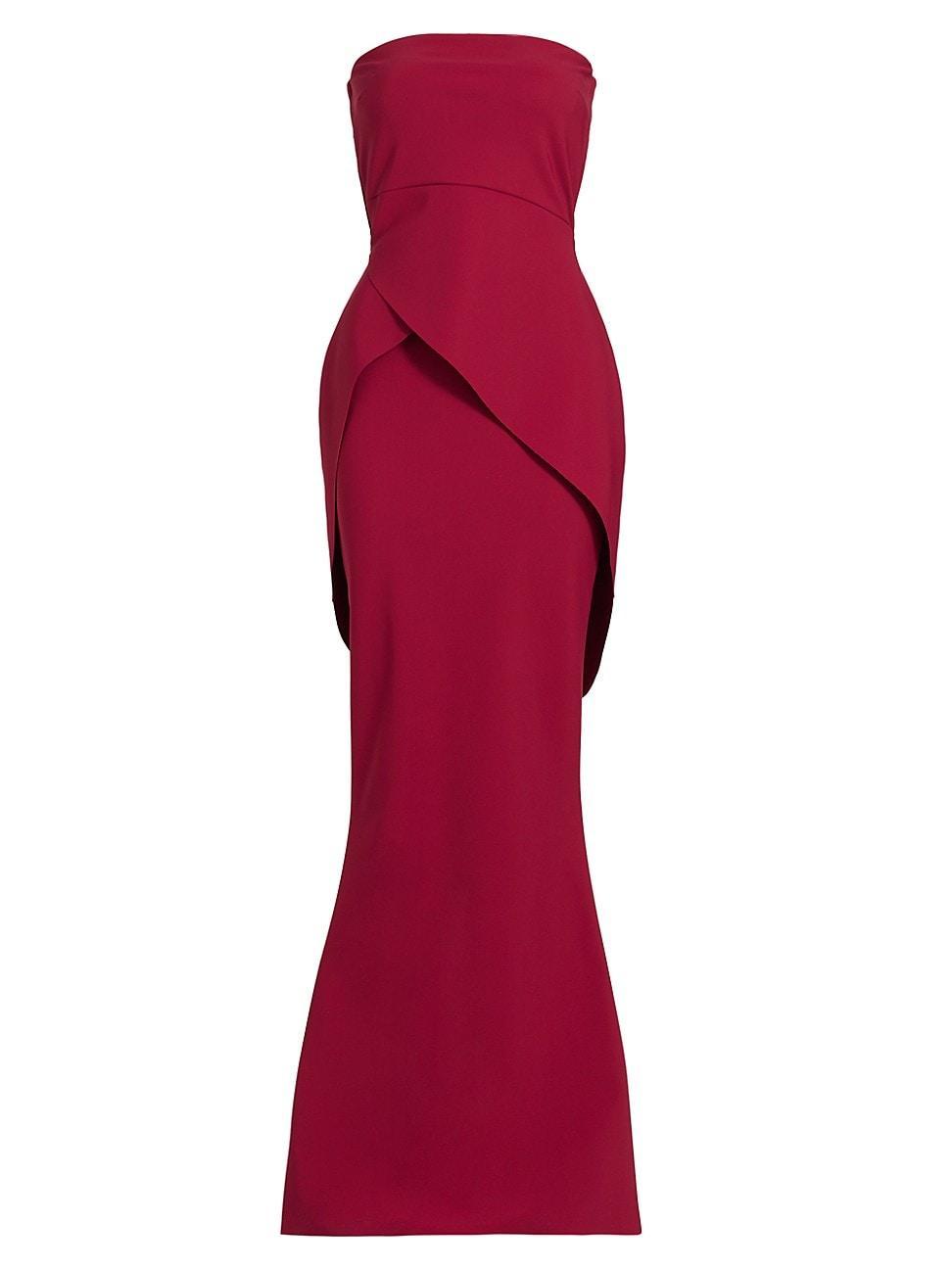 Womens Gafar Strapless Overlay Gown Product Image