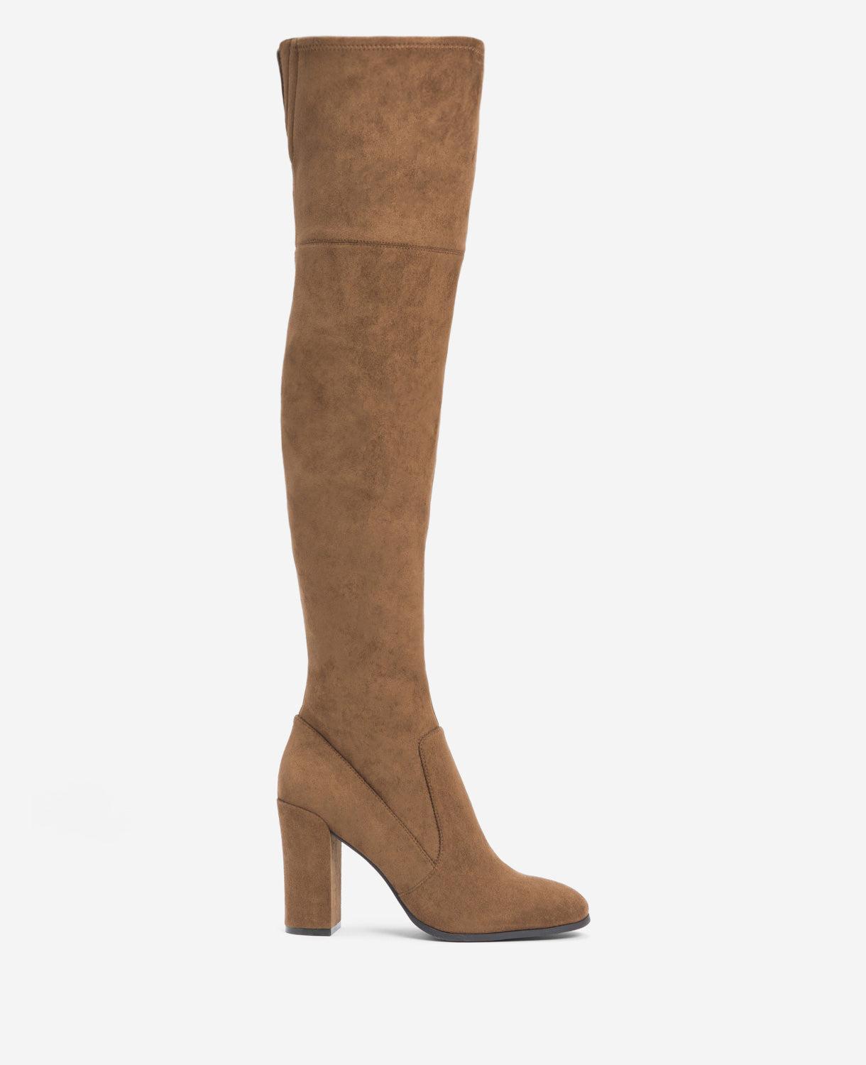 Kenneth Cole | Justin Suede Over-The-Knee Heeled Boot Product Image