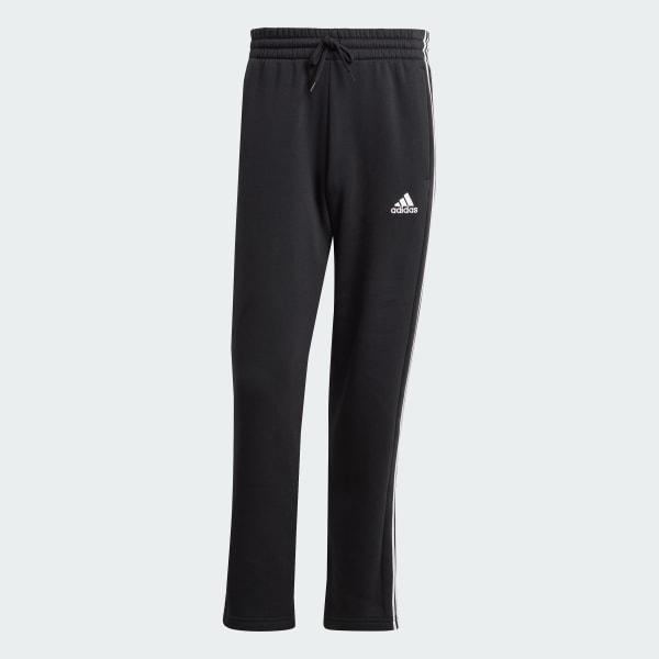 Essentials 3-Stripes Open Hem Fleece Pants Product Image