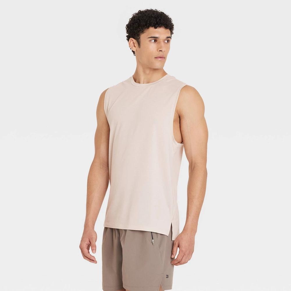 Mens Sleeveless Performance T-Shirt - All In Motion Light Product Image