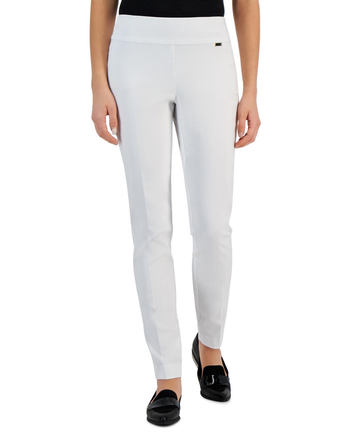 Mid-Rise Petite Tummy-Control Skinny Pants, Petite & Petite Short, Created for Macy's Product Image