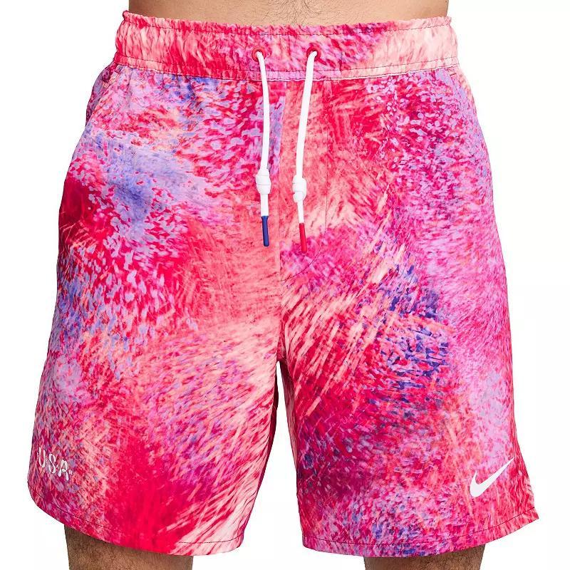 Mens Nike Red Team USA Allover Print Shorts Product Image