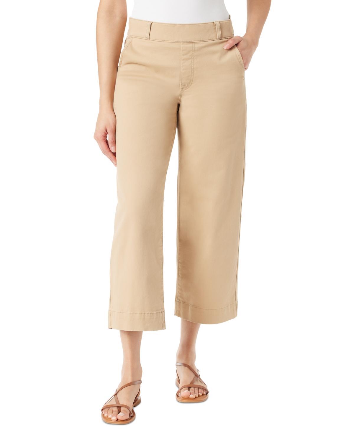 Women's Shape-Effect Wide-Leg Cropped Pants Product Image