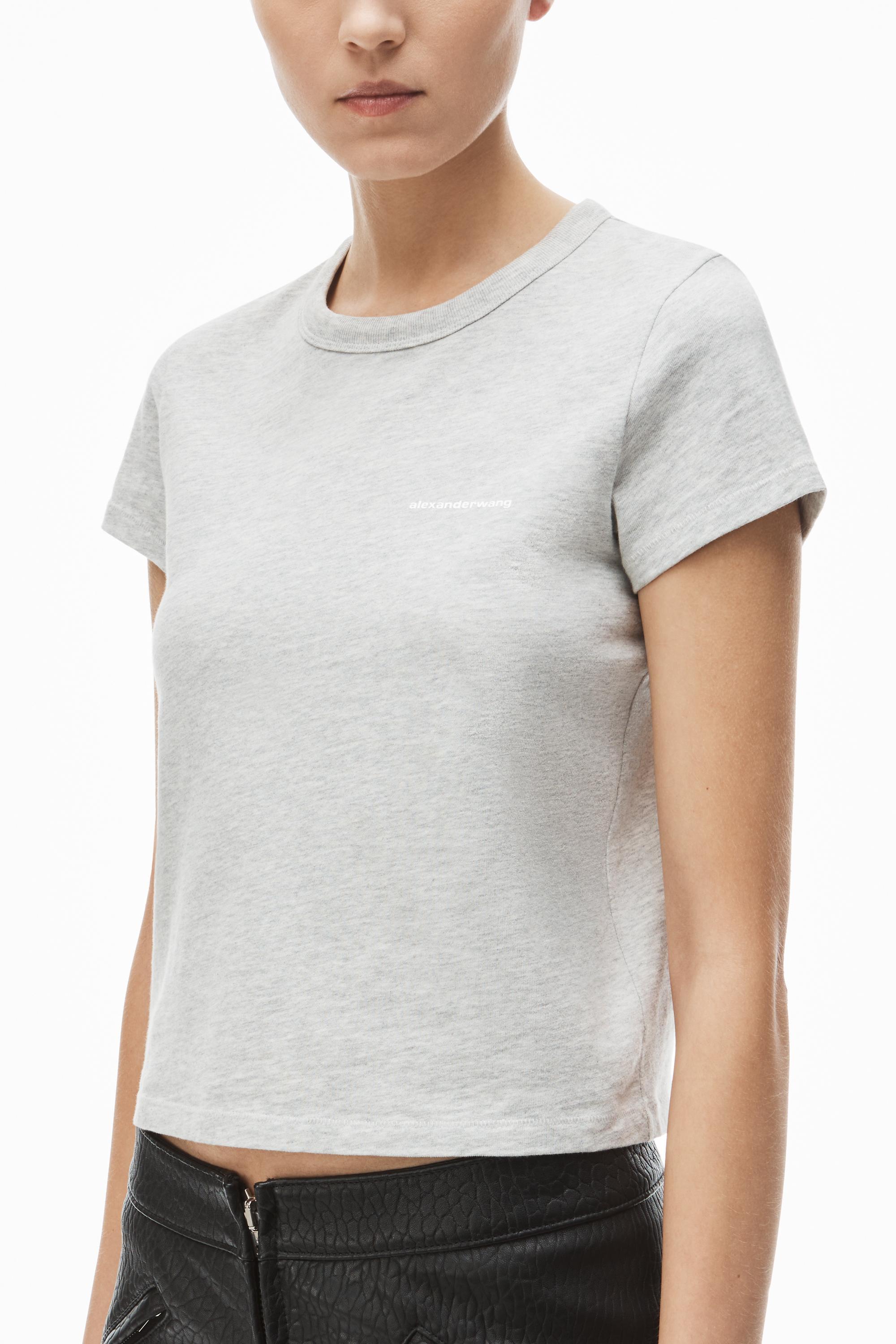 Shrunken Tee In High Twist Jersey Product Image