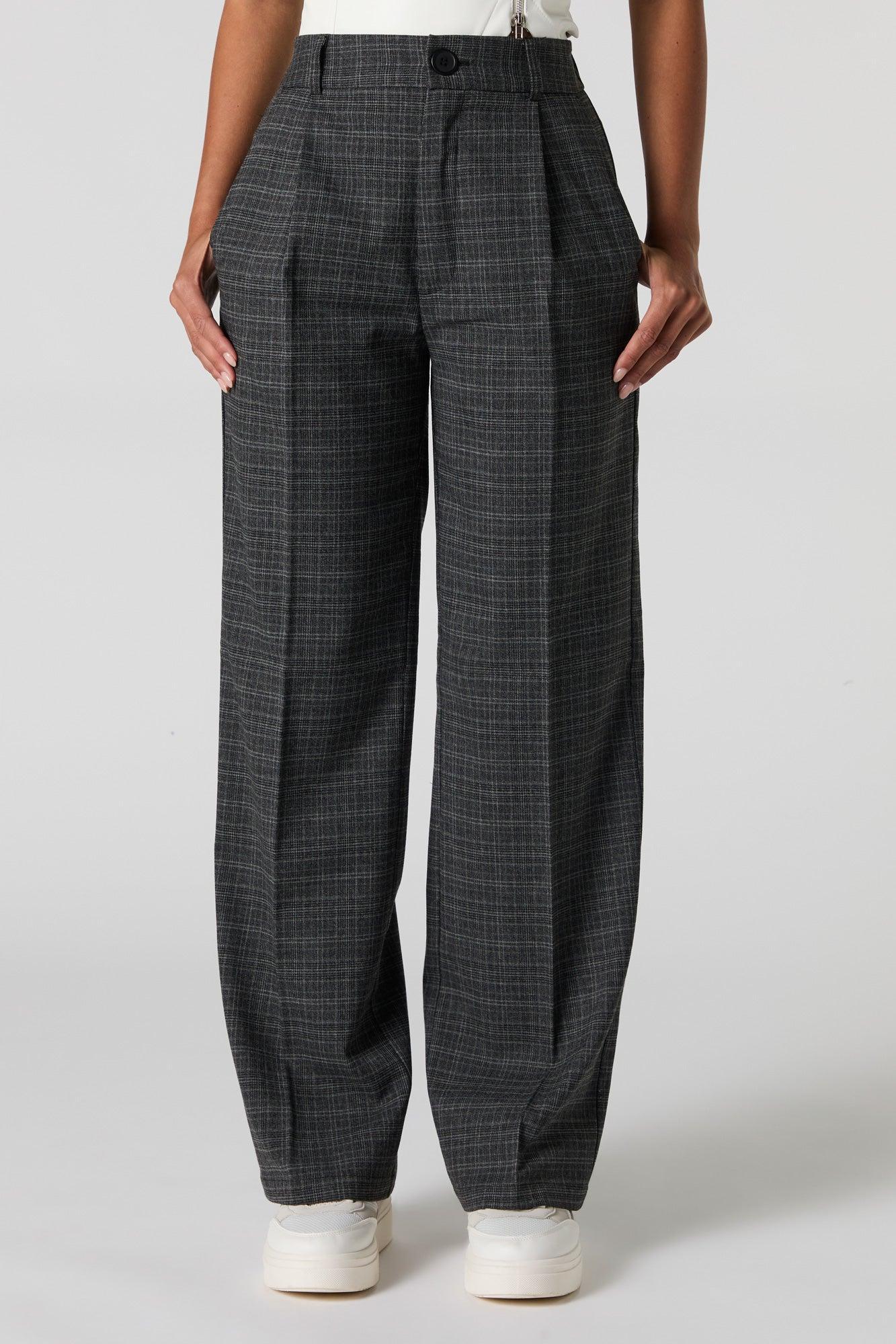 Pleated Wide Leg Dress Pant Female Product Image