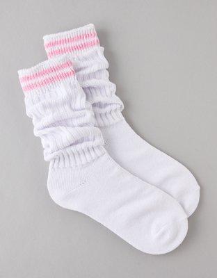 AE Varsity Stripe Slouchy Socks Product Image