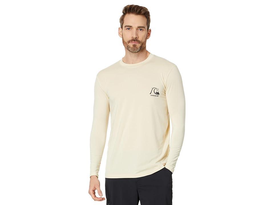 Quiksilver DNA Long Sleeve Surf Tee (Oyster White) Men's Swimwear Product Image