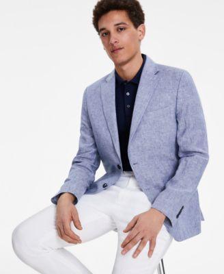 Tommy Hilfiger Mens Modern-Fit Linen Sport Coat Product Image