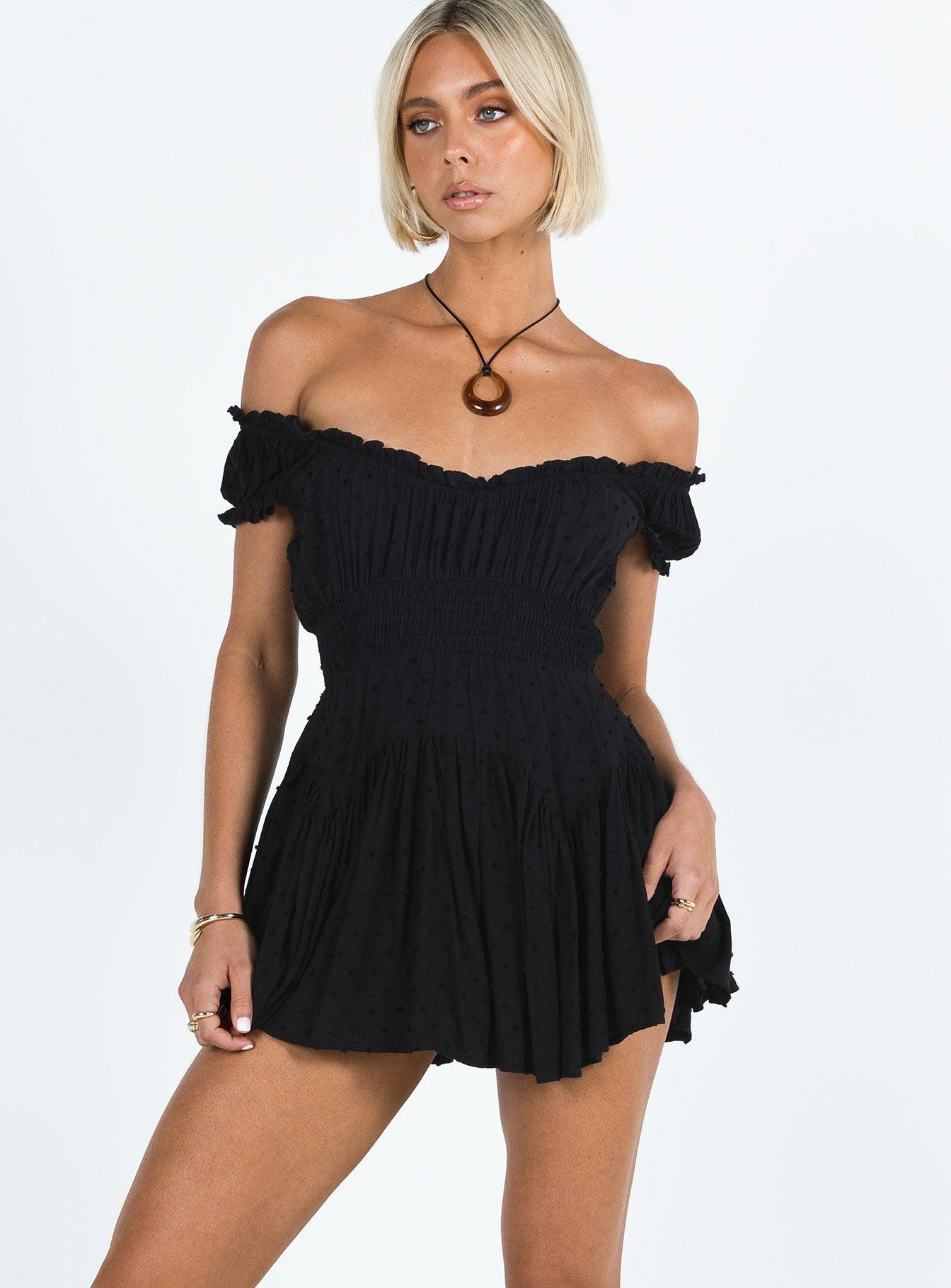 Anastasiya Mini Dress Black Product Image