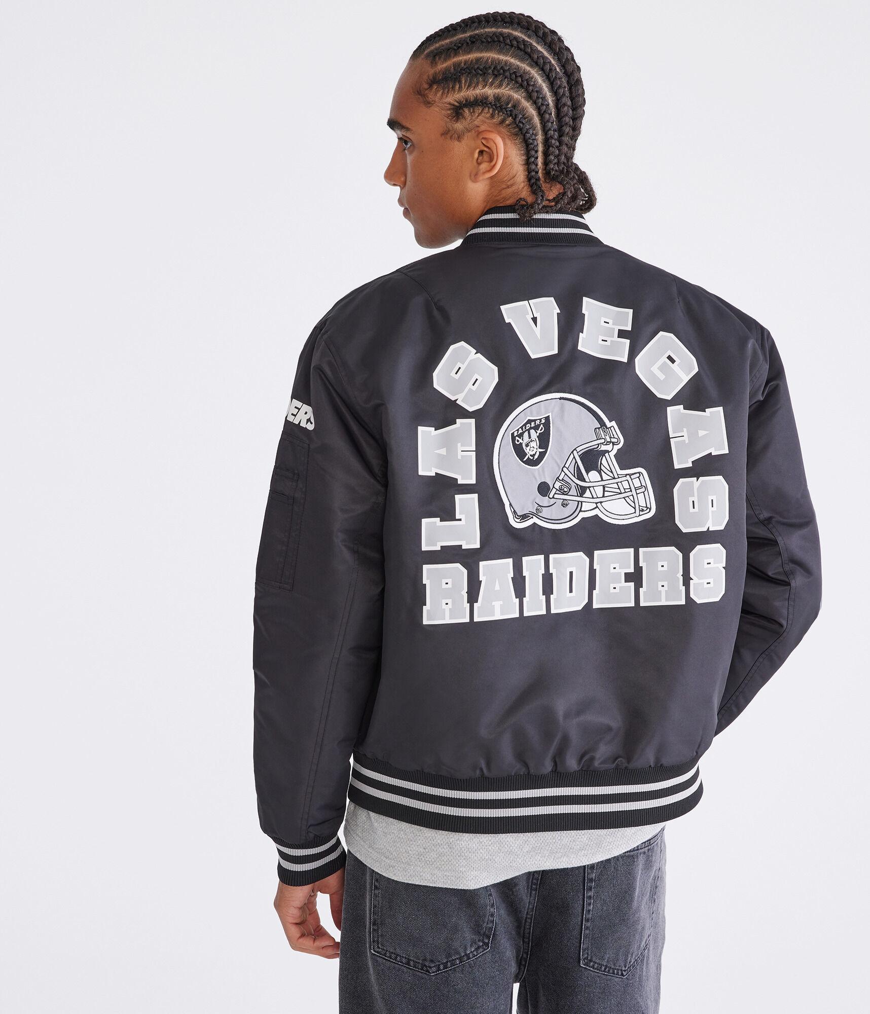 Las Vegas Raiders Helmet Bomber Jacket Product Image