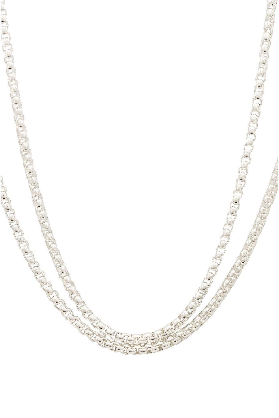 Martine Ali Silver Coated Ondesa Chain Metallic Silver.. Product Image