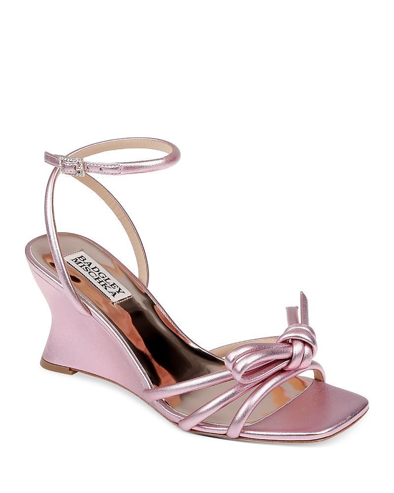 Badgley Mischka Womens Luciana Ankle Strap Wedge Sandals Product Image