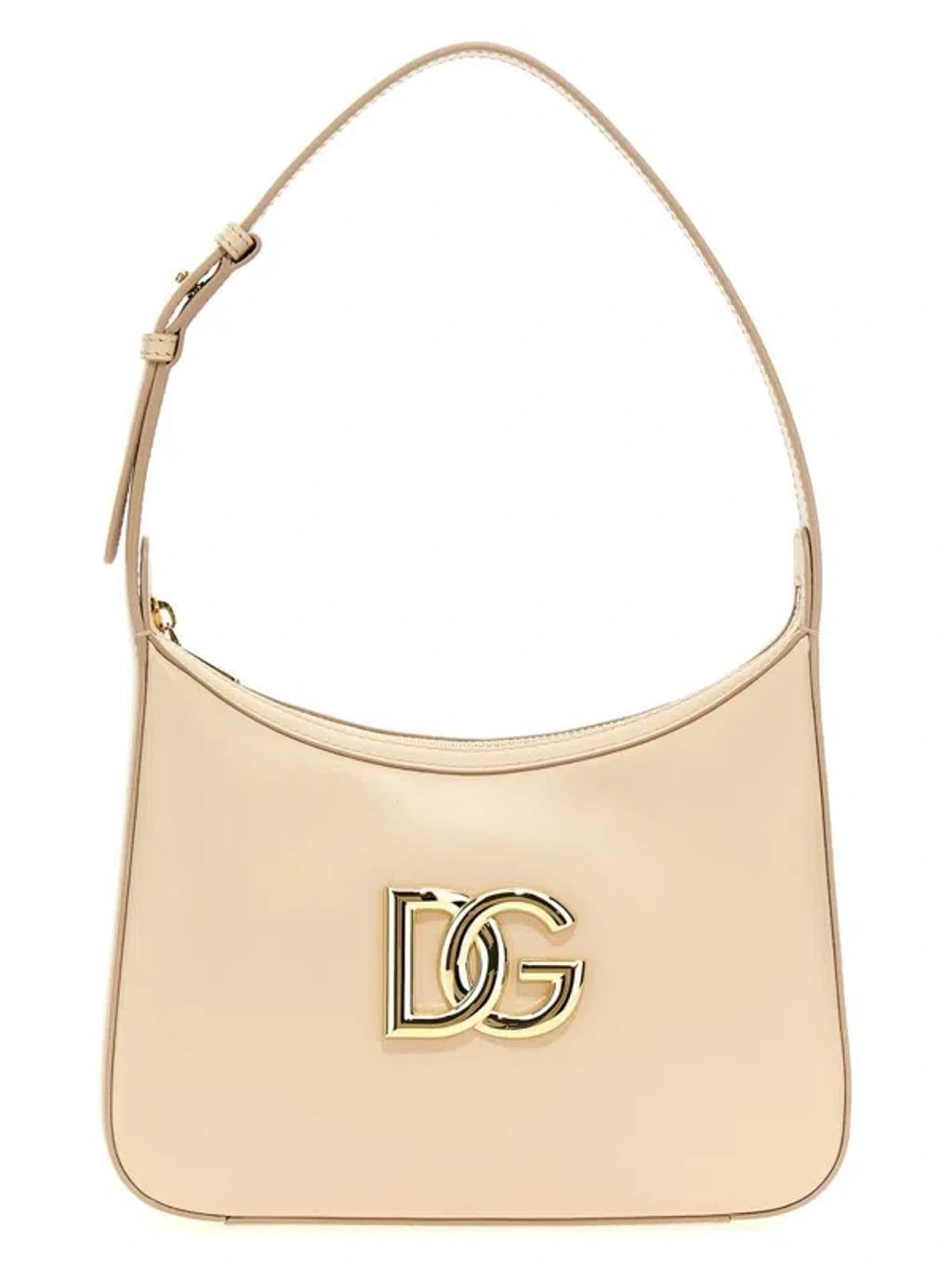 Women's 3.5 Moon Shoulder Bag In Beige Product Image