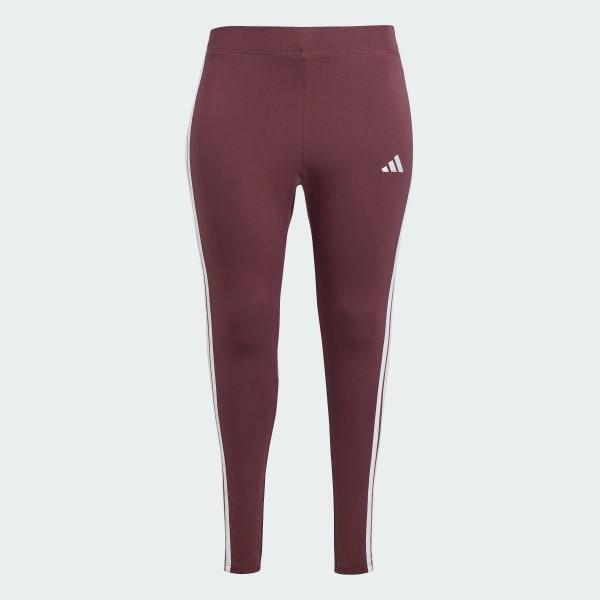 Essentials 3-Stripes Cotton Leggings (Plus Size) Product Image