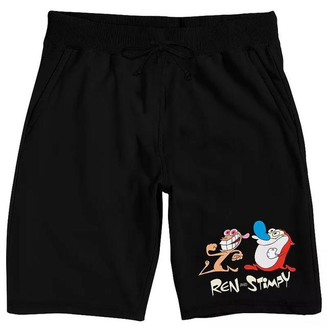 Mens Ren & Stimpy Sleep Shorts Product Image