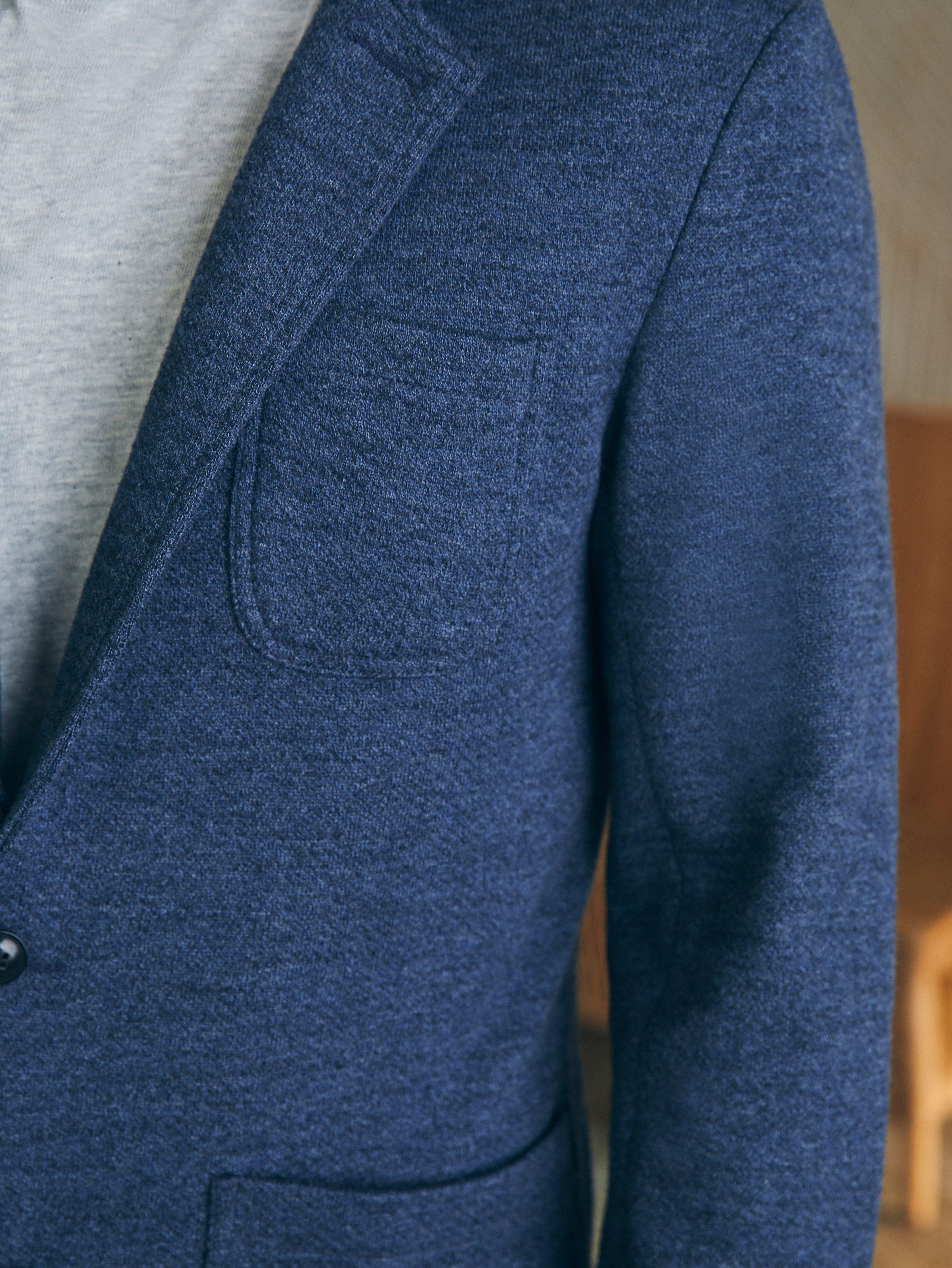 Inlet Knit Blazer (Tall) - Deep Navy Melange Male Product Image