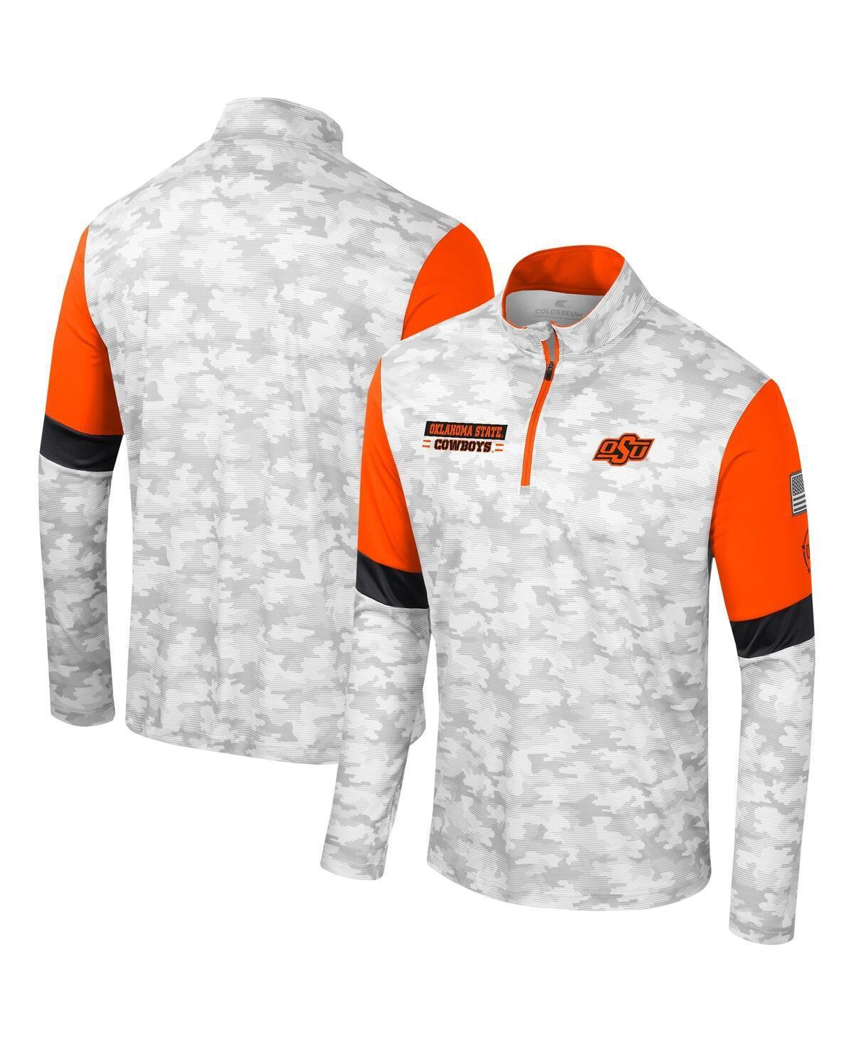 Mens Colosseum Camo Oklahoma State Cowboys Oht Military-Inspired Appreciation Tomahawk Quarter-Zip Windshirt Product Image