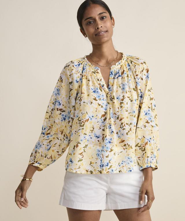 Ruffle V-Neck Blouse Product Image