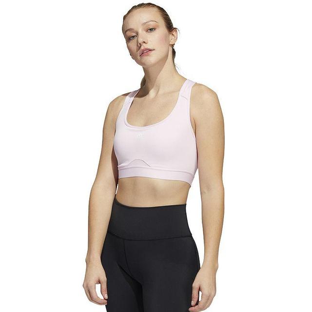 adidas Training Powerreact medium support sports bra Product Image