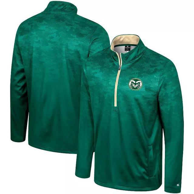 Mens Colosseum Colorado State Rams The Machine Half-Zip Jacket Product Image