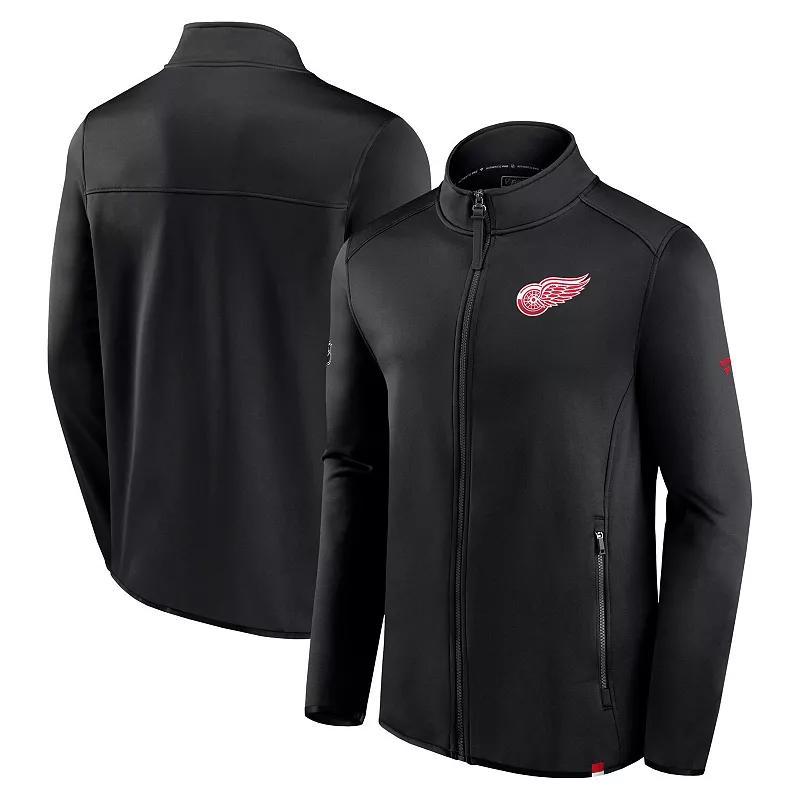 Mens Fanatics Branded Black Detroit Red Wings Authentic Pro Full-Zip Jacket Product Image