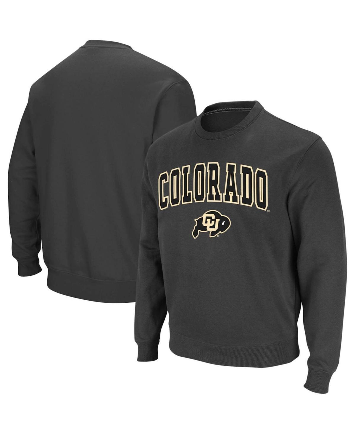 Colosseum Mens Colorado Buffaloes Arch & Logo Crew Neck Sweatshirt Product Image