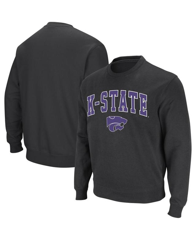 Colosseum Mens Kansas State Wildcats Arch and Logo Crew Neck Sweatshirt Product Image