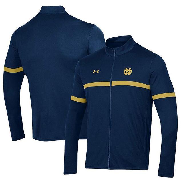 Mens Under Armour Notre Dame Fighting Irish 2023 Assist Warm Up Full-Zip Jacket Blue Product Image