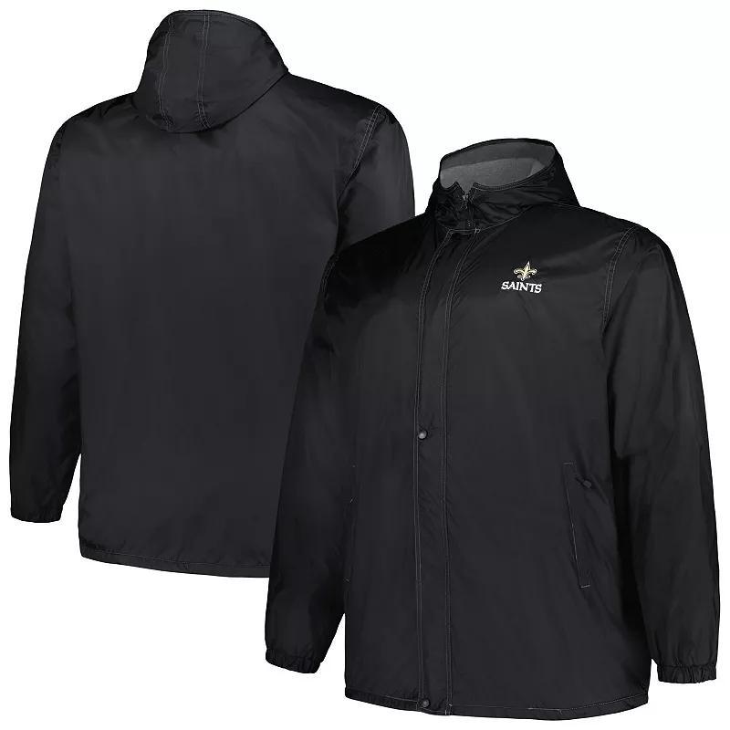 Mens Dunbrooke Black New Orleans Saints Big & Tall Legacy Stadium Full-Zip Jacket Product Image