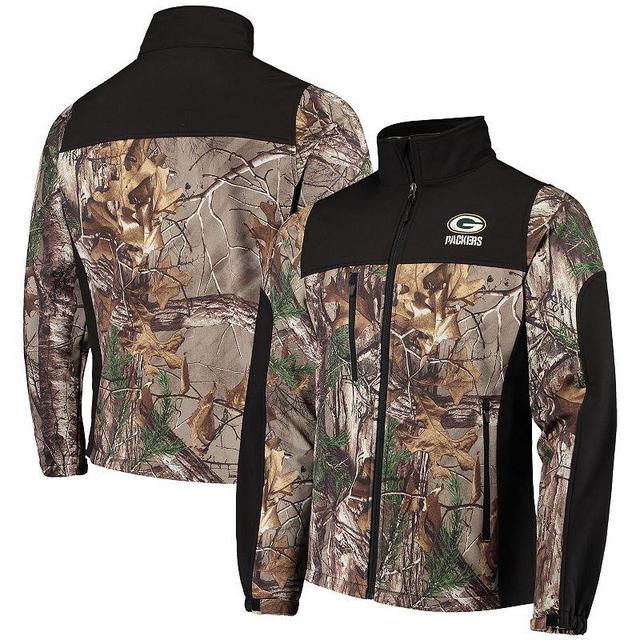 Mens Dunbrooke Realtree Camo/Black Los Angeles Chargers Circle Hunter Softshell Full-Zip Jacket Product Image