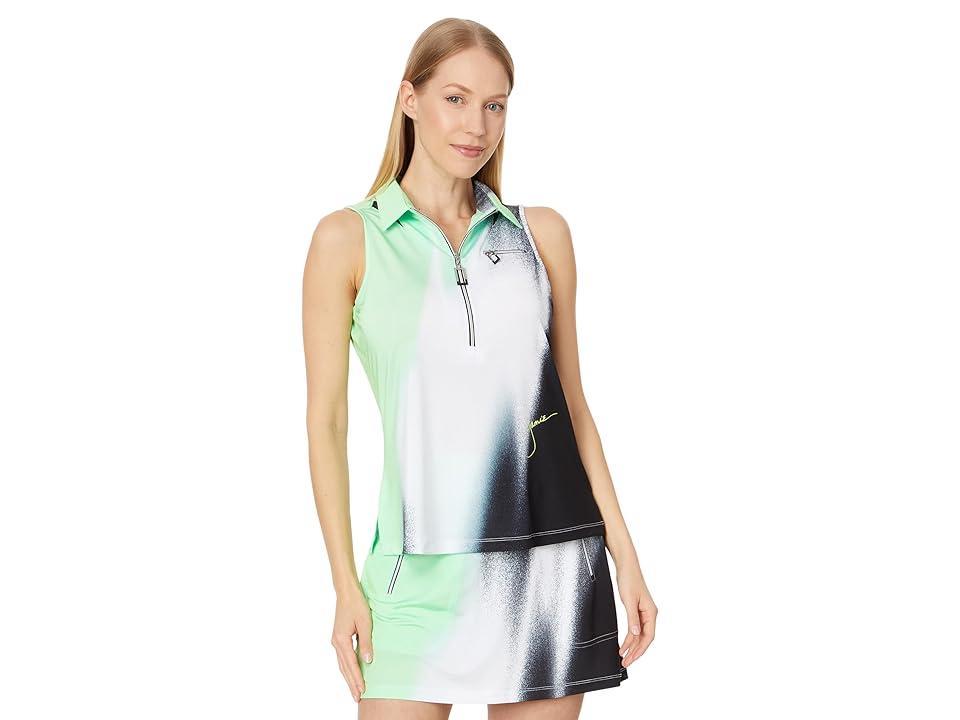 Jamie Sadock Mirage Sleeveless Top (Spearmint) Women's Clothing Product Image