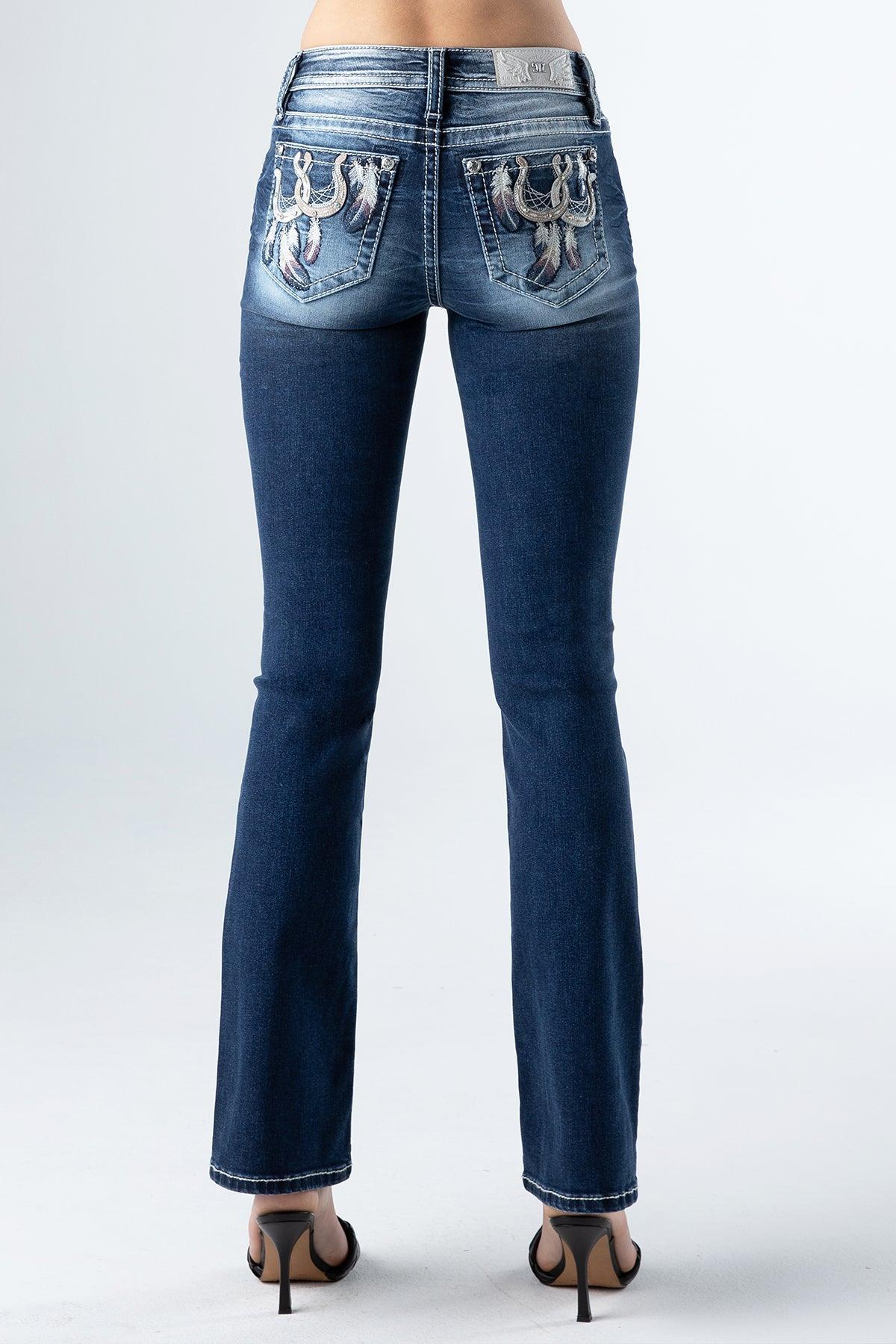 Horseshoe Feather Denim product image