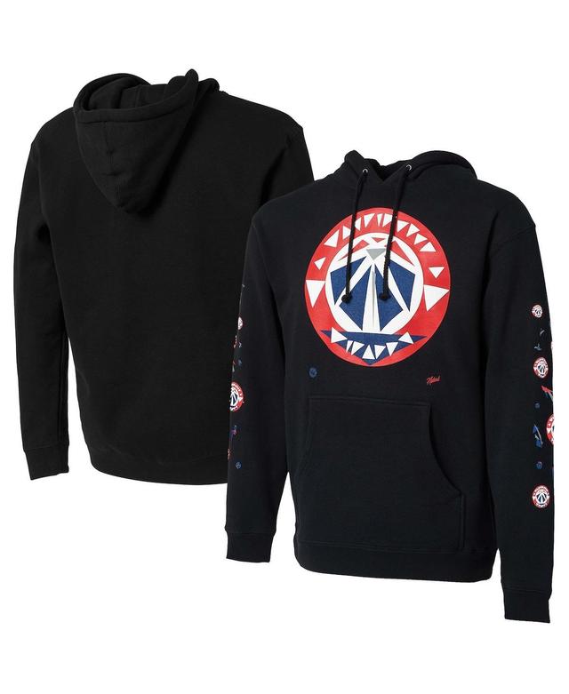 Mens NBA x Naturel Black Washington Wizards No Caller ID Pullover Hoodie Product Image