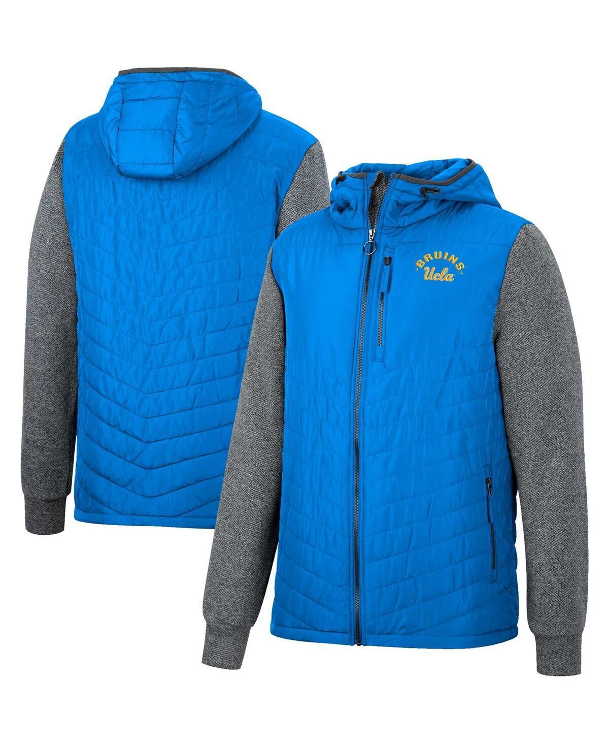 Mens Colosseum /Charcoal UCLA Bruins Course Herringbone Full-Zip Hoodie Product Image