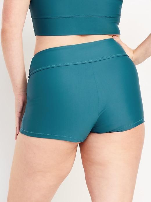 High-Waisted Swim Shorts -- 2-inch inseam Product Image