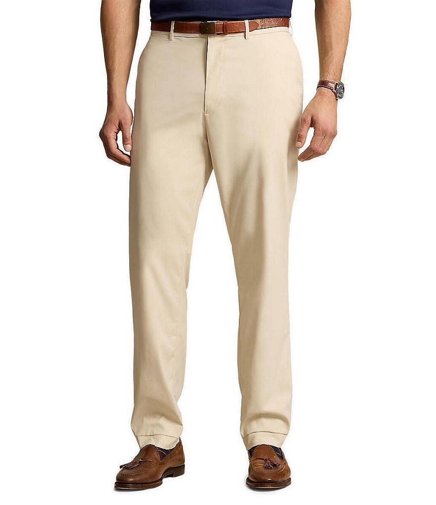 Polo Ralph Lauren Big & Tall Tailored Fit Flat Front Performance Twill Pants Product Image