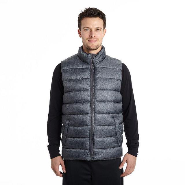 Mens Excelled Insulated Puffer Vest Granite Grey Product Image