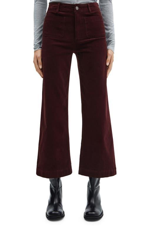 MANGO - Corduroy culotte trousers wineWomen Product Image