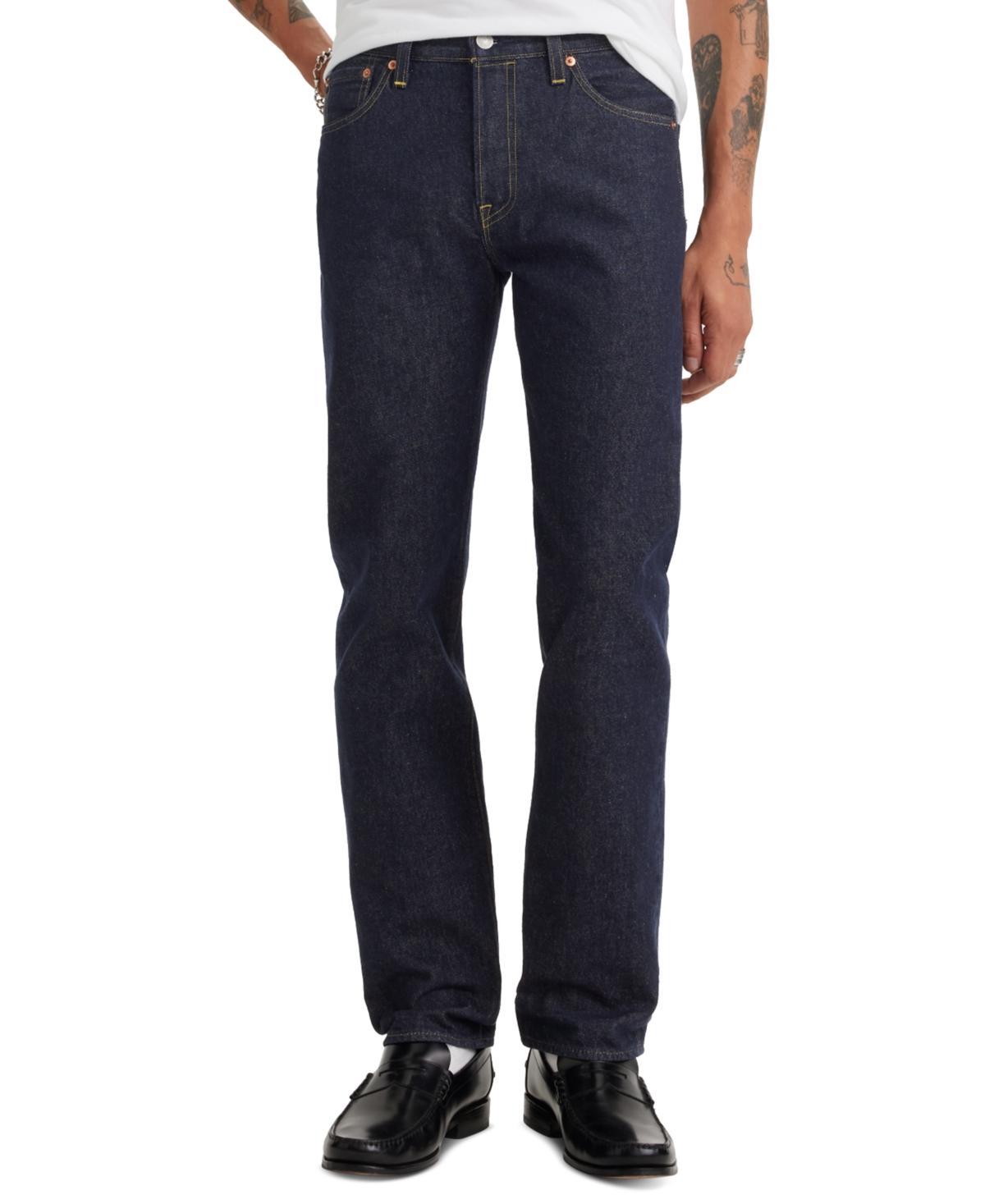 Mens Levis 501 Original-Fit Jeans Black Product Image