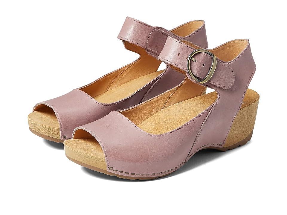 Dansko Tiana (Blush Burnished Nubuck) Women's Shoes Product Image