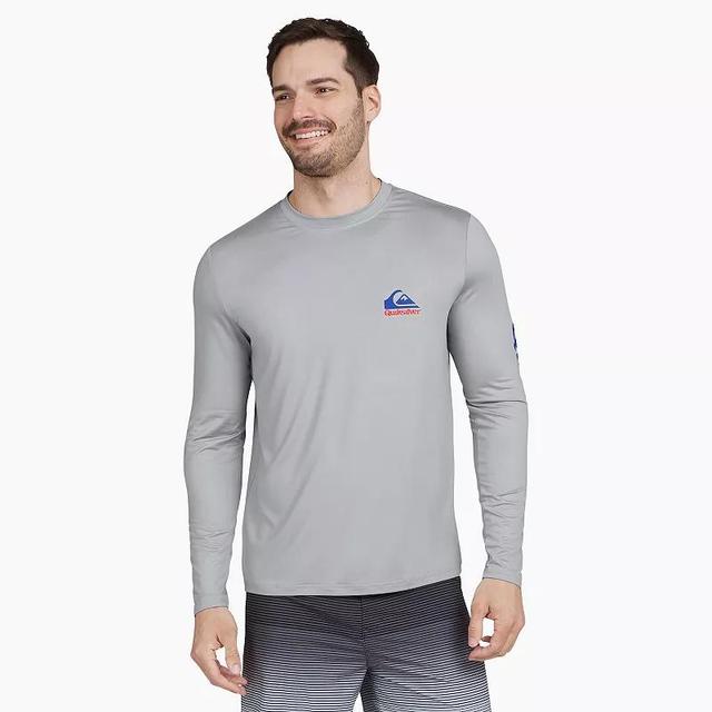 Mens Quiksilver Long Sleeve Surf Shirt Blue Product Image