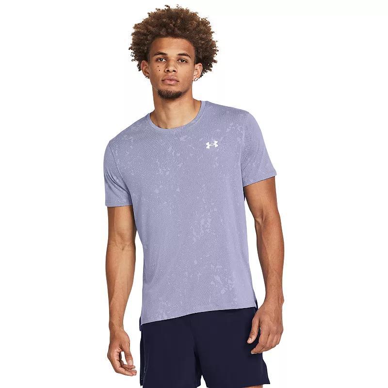 Mens Under Armour Launch Splatter Short Sleeve Tee Product Image