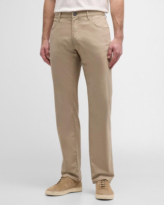 Mens Cotton-Silk Stretch Pants Product Image