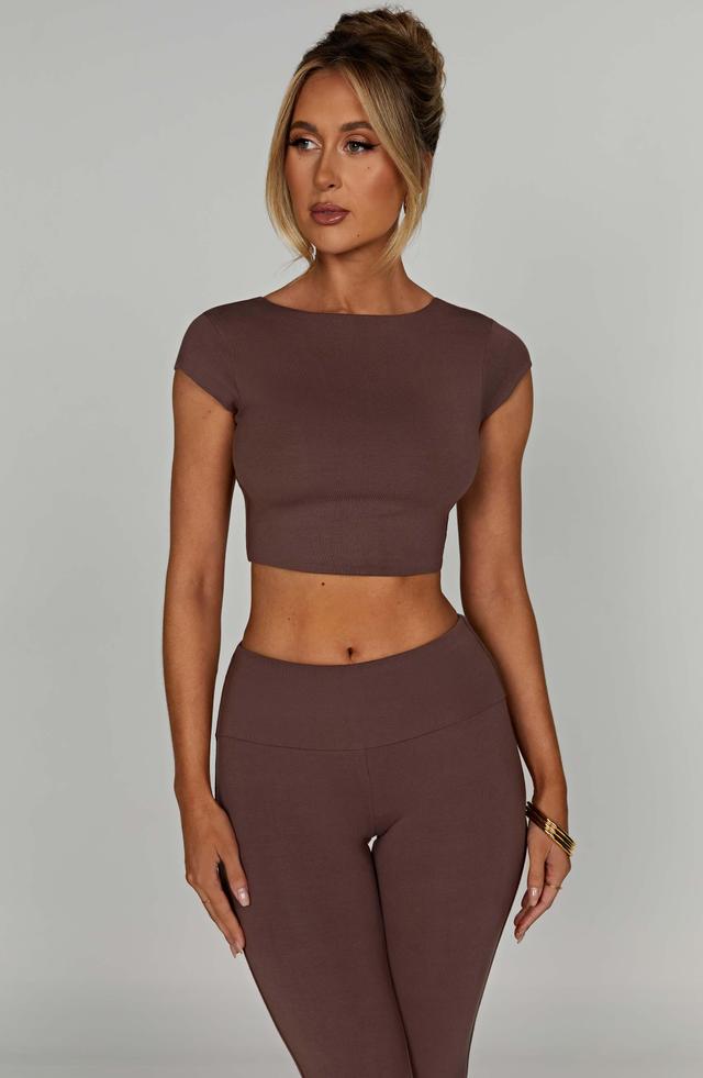 Anika Top - Chocolate Product Image