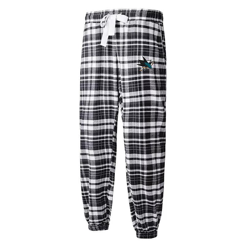 Womens Concepts Sport Black San Jose Sharks Mainstay Flannel Pants product image