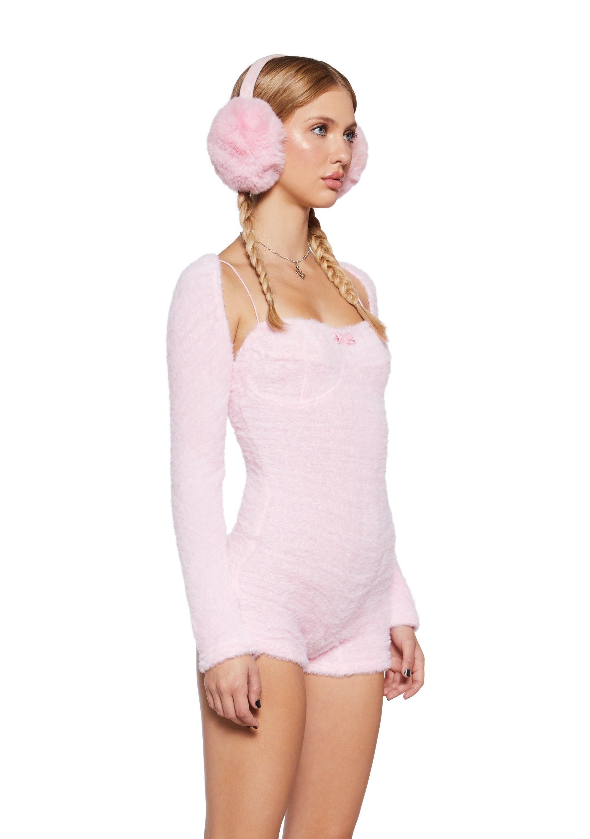 By The Fire Romper And Shrug Set - Pink Baby Product Image