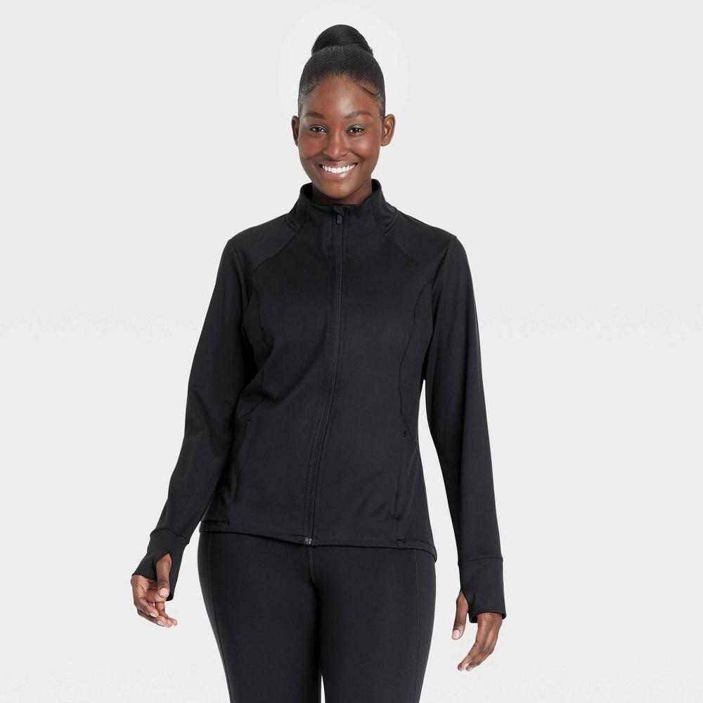 Women's Full Zip Jacket - All In Motion™ Black M Product Image