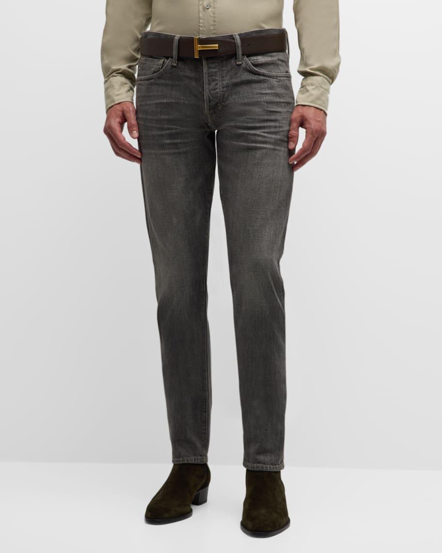 Mens Selvedge Slim-Fit Jeans Product Image