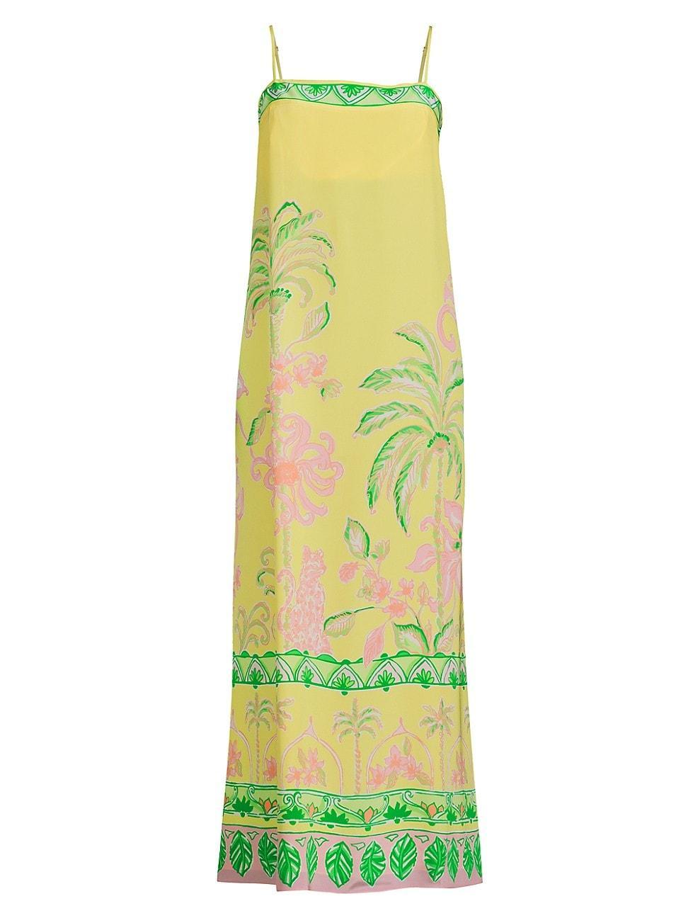 Womens Jesslyn Silk Maxi Slipdress Product Image